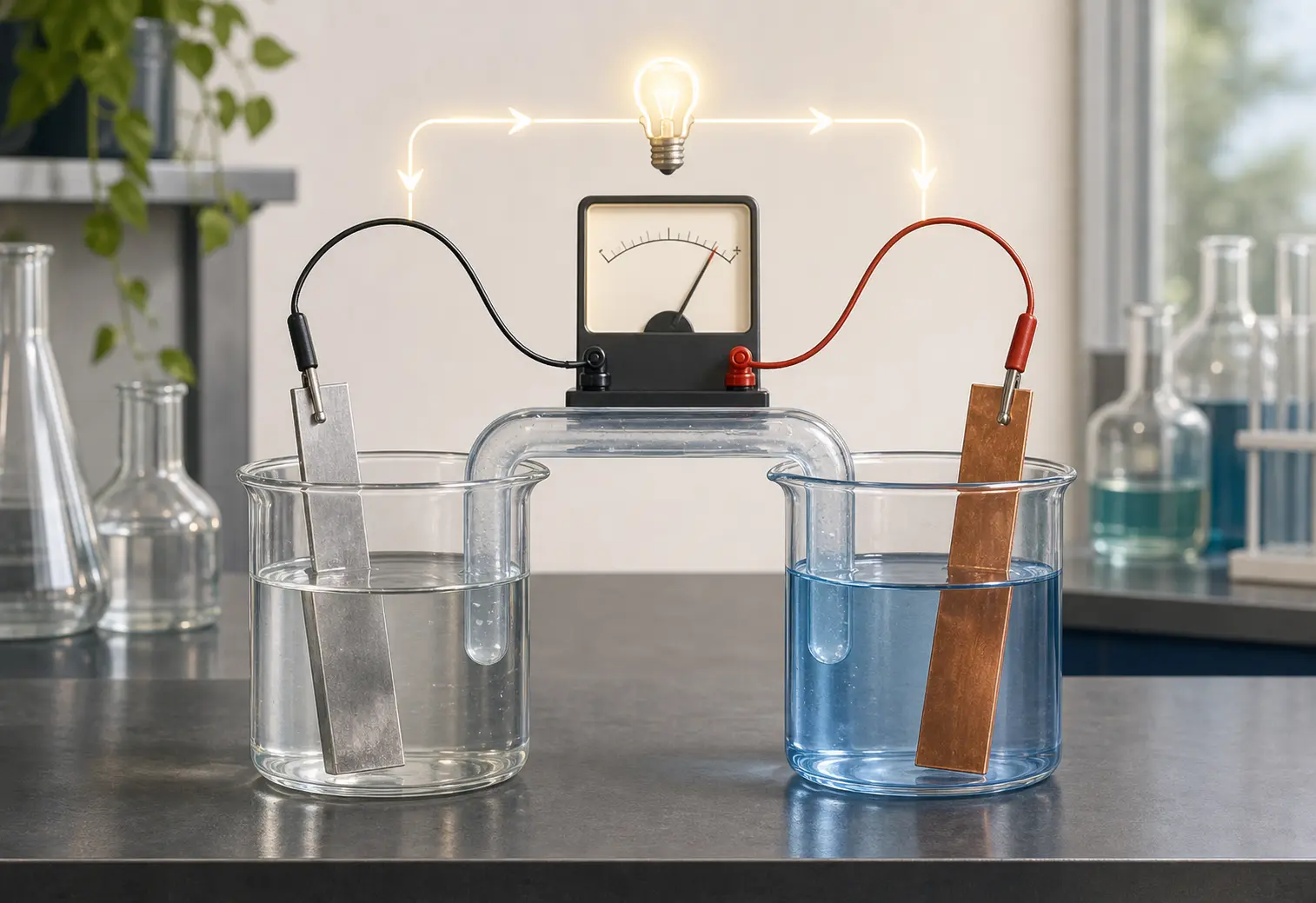 Hero-bild för 5.3 Elektrokemi och batterier